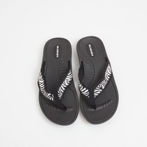 3 for $10 SALE Okabashi Zebra Print Flip Flops